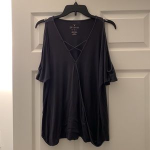 American Eagle Cold Shoulder shirt
